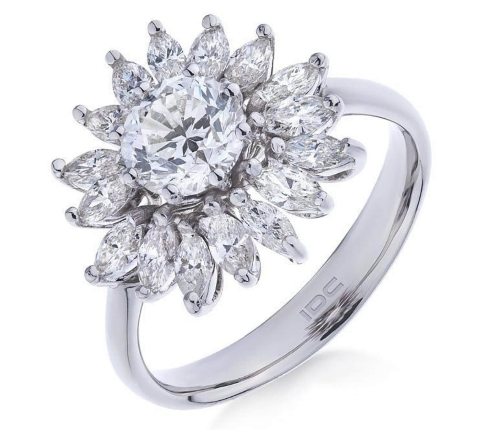 Klaster dijamantsko prstenje za veridbu