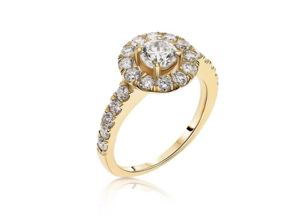 Klaster dijamantsko prstenje za veridbu