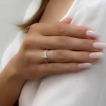 Verenički prsten sa dijamantom princeza reza