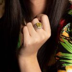 Nakit sa žutim dijamantom