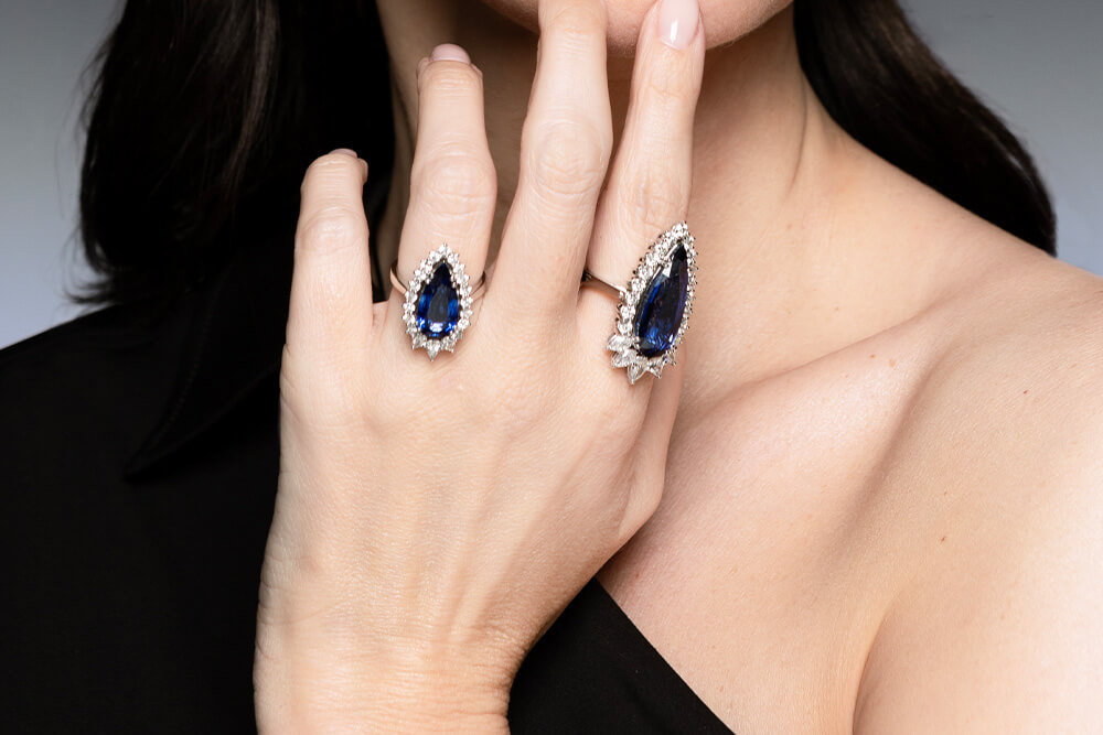 Nakit sa plavim dragim kamenjem