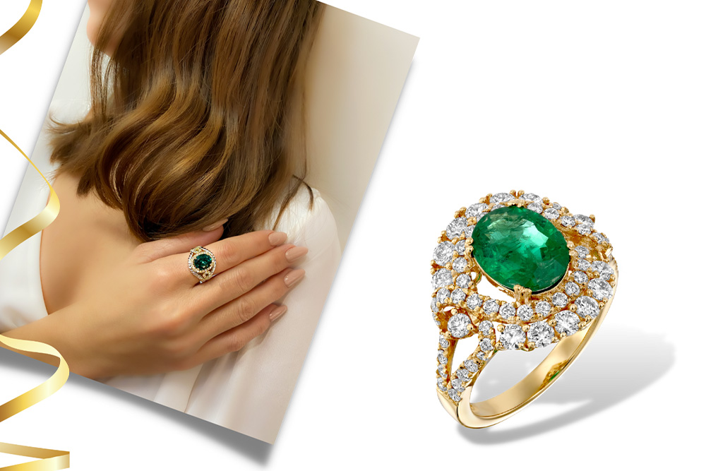 Verenički dijamantski prsten vintage stila