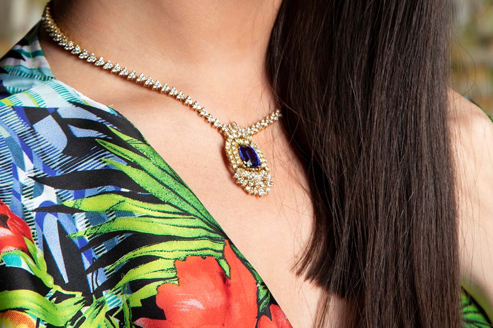 Statement ogrlica sa dijamantima