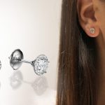 Halo dijamantske minđuše